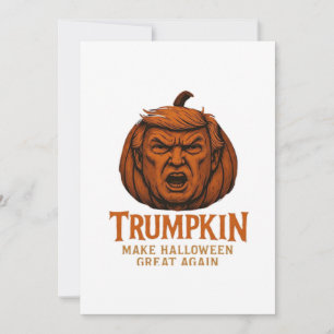 Trumpkin... Make Halloween Great Again Holiday Card