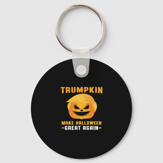 Trumpkin Make Halloween Great Again Key Ring (Front)