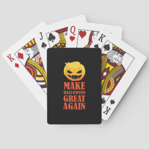 Trumpkin Make Halloween Great Again – MAGA Pumpkin Playing Cards