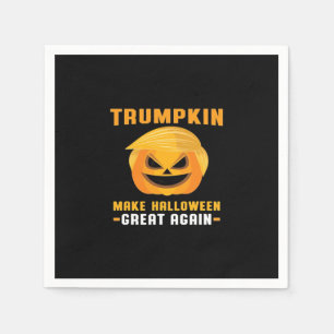 Trumpkin Make Halloween Great Again Napkin