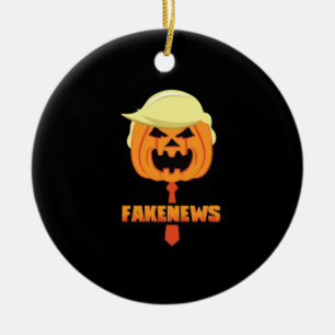 Trumpkin Make Halloween Great Again - News Classic Ceramic Ornament