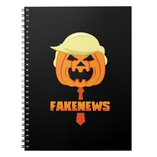 Trumpkin Make Halloween Great Again - News Classic Notebook (Front)