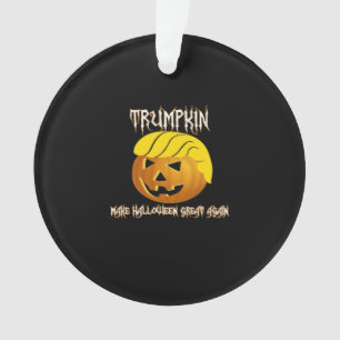 Trumpkin Make Halloween Great Again Ornament