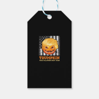 Trumpkin Make Halloween Great Again President Pum Gift Tags