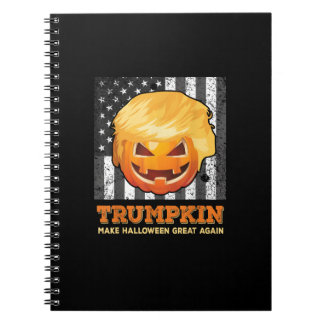 Trumpkin Make Halloween Great Again President Pum Notebook