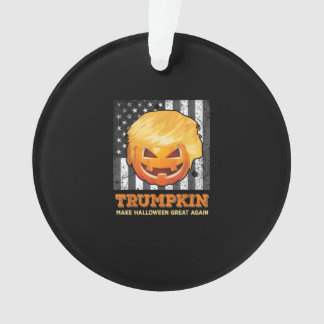 Trumpkin Make Halloween Great Again President Pum Ornament