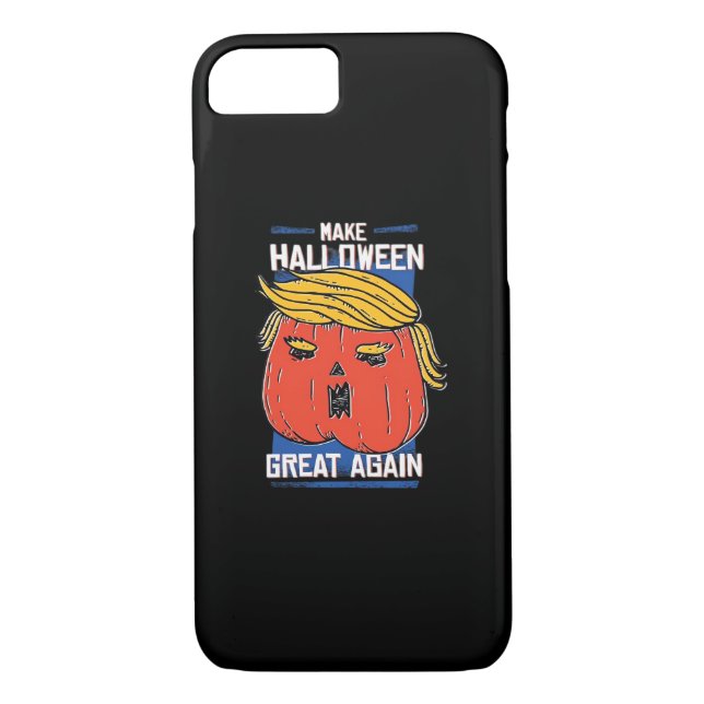 Trumpkin Make Halloween Great Again Pumpkin Case-Mate iPhone Case (Back)