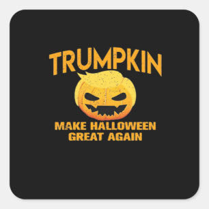 Trumpkin Make Halloween Great Again – Sloth Parody Square Sticker