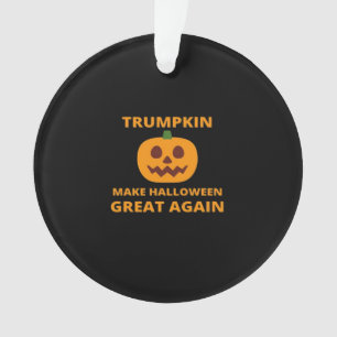 Trumpkin Make Halloween Great Again , Trumpkin Hal Ornament