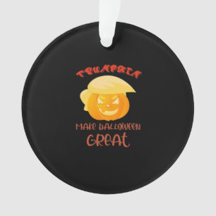 Trumpkin Make Halloween Great Classic Ornament