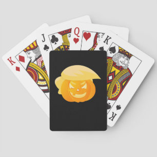 Trumpkin Make Halloween Great Playing Cards