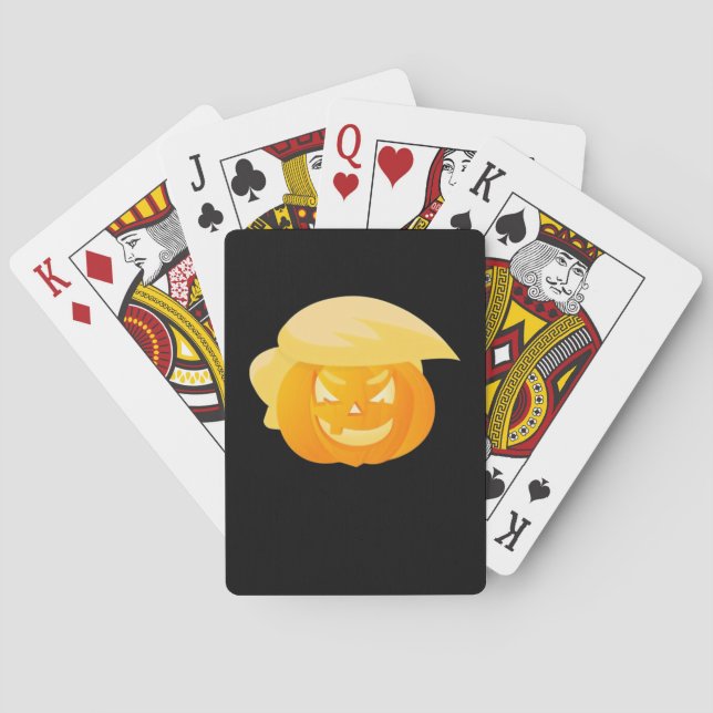 Trumpkin Make Halloween Great  Playing Cards (Back)