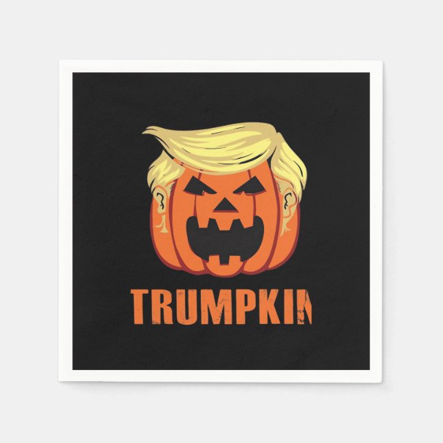 Trumpkin Make Halloween Napkin (Front)