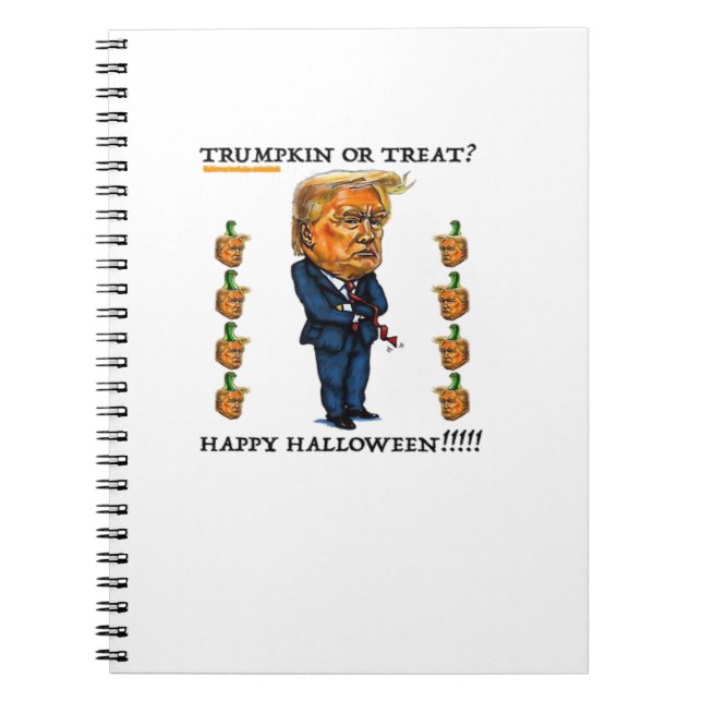 Trumpkin Or Treat Classic Notebook (Front)
