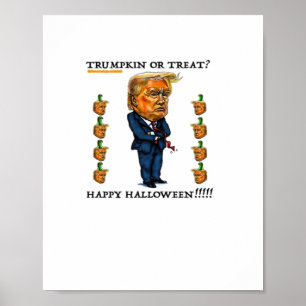 Trumpkin Or Treat Classic Poster