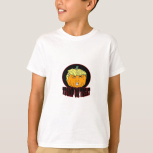 Trumpkin Or Treat Halloween Trumpkin Trick Or Trea T-Shirt