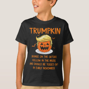 Trumpkin Orange On The Outside Anti-trump Hallowee T-Shirt