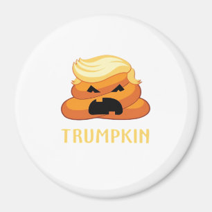 Trumpkin Poop Funny Halloween Magnet