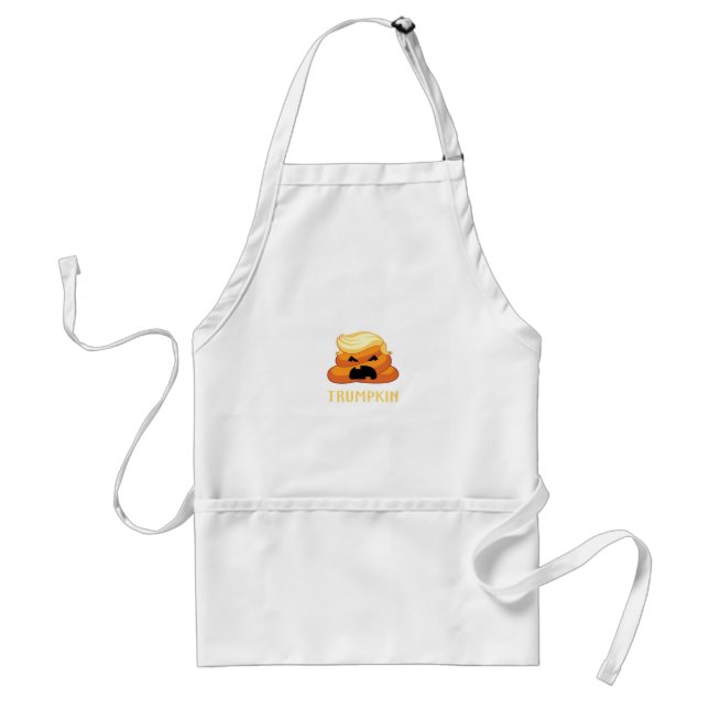 Trumpkin Poop Funny Halloween Standard Apron (Front)