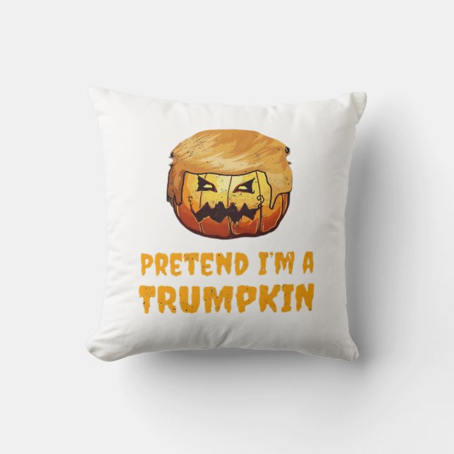 Trumpkin Pumpkin Cushion (Front)