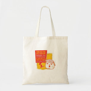 Trumpkin Pumpkin Funny Halloween Quote Tote Bag