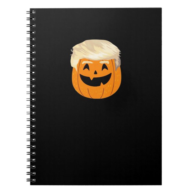 Trumpkin Pumpkin Halloween Classic Notebook (Front)