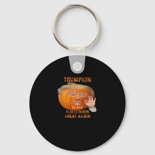Trumpkin Pumpkin Make Halloween Great Again  Key Ring