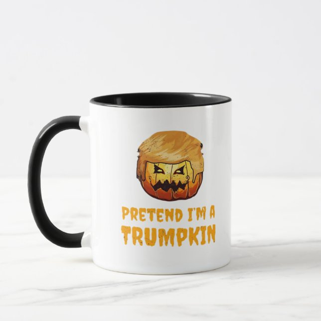 Trumpkin Pumpkin Mug (Left)