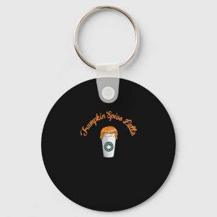 Trumpkin Pumpkin Spice Latte Holiday Coffee Key Ring