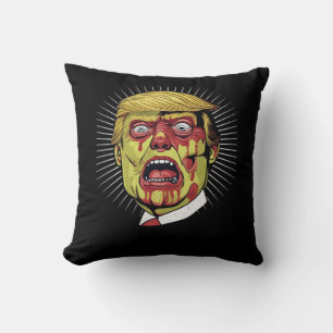 Trumpkin Retro Halloween   Cushion