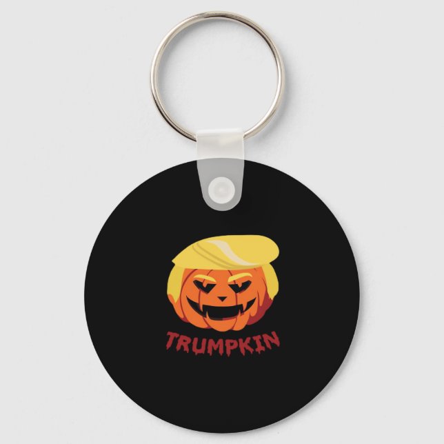 Trumpkin Scary Halloween Gift Classic Key Ring (Front)
