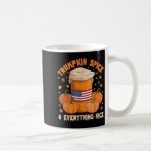 Trumpkin Sce Thanksgiving Pumpkin Coffee Everythin Mug (Right)
