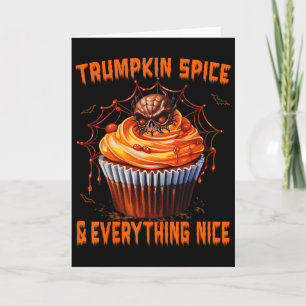 Trumpkin Spice And Everything Nice, Halloween Trum Card