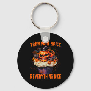Trumpkin Spice And Everything Nice, Halloween Trum Key Ring