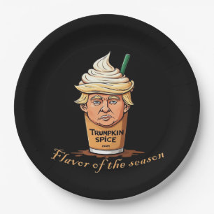 Trumpkin Spice Classic Paper Plate