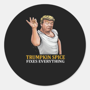 Trumpkin Spice Fixes Everything Classic Round Sticker