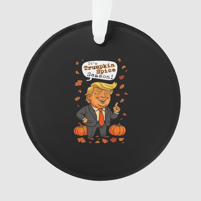 Trumpkin Spice Season Classic Ornament (Front)