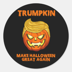 Trumpkin Usa Make Halloween Great Again Funny Classic Round Sticker