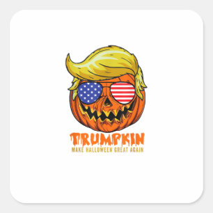 Trumpkin Usa Make Halloween Great Again Funny Square Sticker