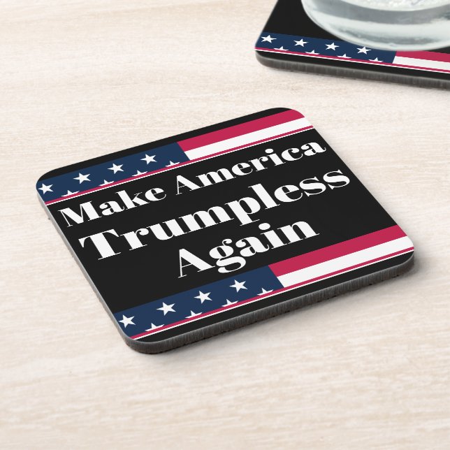 Trumpless Beverage Coaster (Left Side)