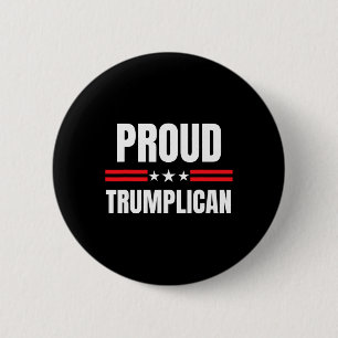 Trumplican Funny Donald Trump Republican Conservat 6 Cm Round Badge