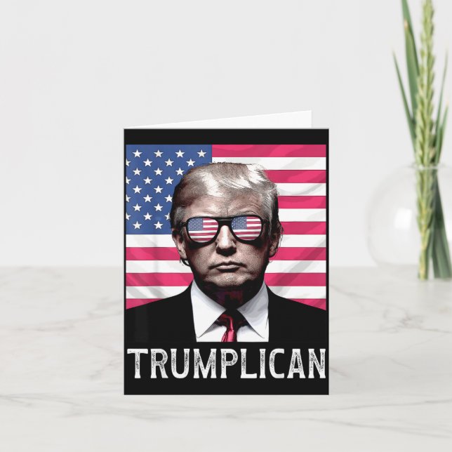 Trumplican Funny Quote Saying Phrase  Card (Front)