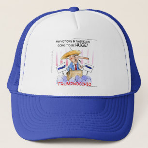 Trumpnocchio Funny Donald Trump Items Trucker Hat