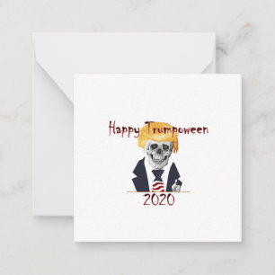Trumpoween Flat Note Card