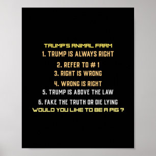 Trump's Animal Farm  Poster