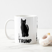 Trumps black cat mugs