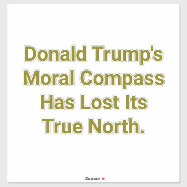Trump's Broken Morals Hankamer Artjunkhaus Love  (Sheet)