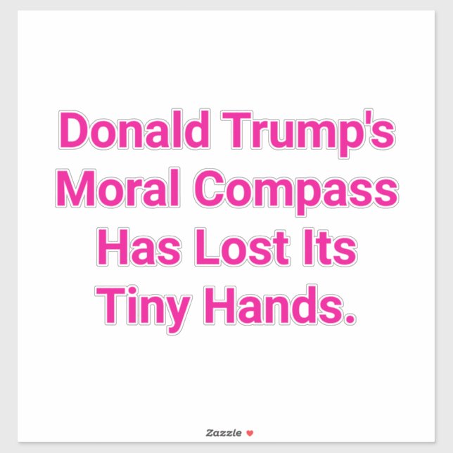 Trump's Broken Morals Hankamer Artjunkhaus Love  (Sheet)