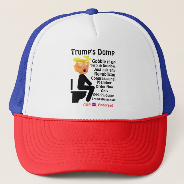 Trump's Dump Trucker Hat (Front)