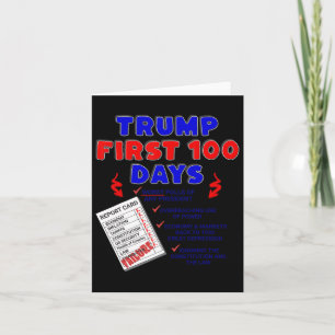Trumps First 100 Days Worst Presidential Polls Eve Card
